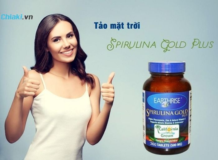 Viên tảo Spirulina Gold Plus của Mỹ