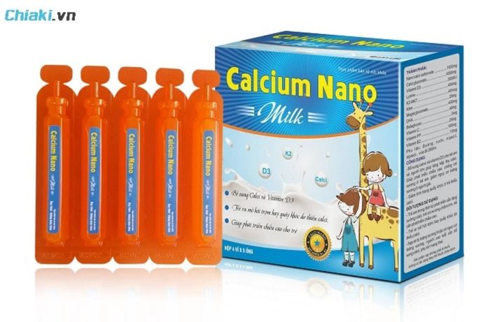 Canxi dạng ống Sữa Canxi Nano có thành phần từ tảo biển