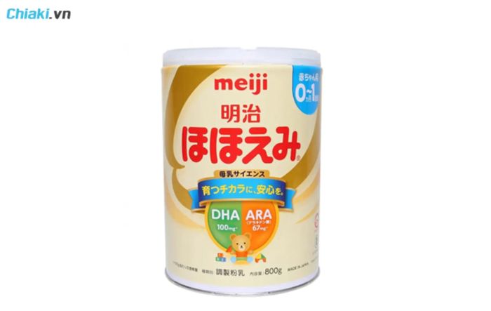 Sữa cho trẻ sơ sinh Meiji số 0