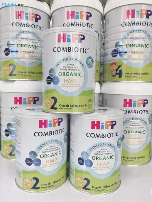 Sữa bột HiPP Combiotic số 2 hỗ trợ tăng cân mà không gây táo bón.