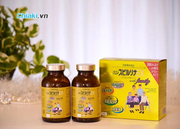 Tảo vàng Spirulina EX tăng cường sức khỏe