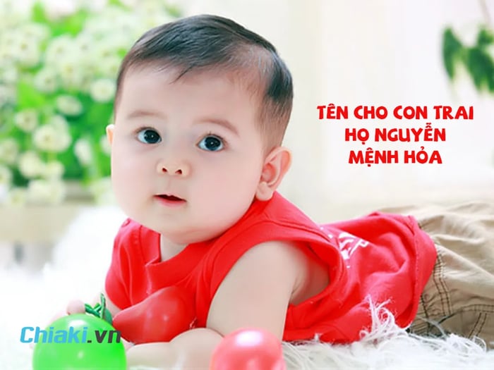 Tạo tên cho con họ Nguyễn mệnh Hỏa