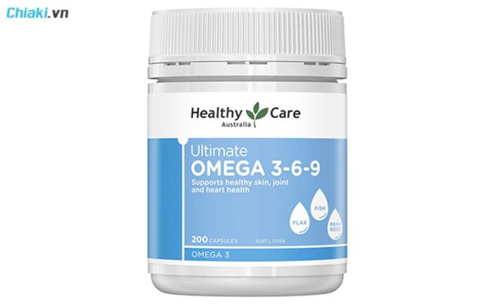 sản phẩm bổ sung dinh dưỡng Omega 3 6 9 Healthy Care Ultimate