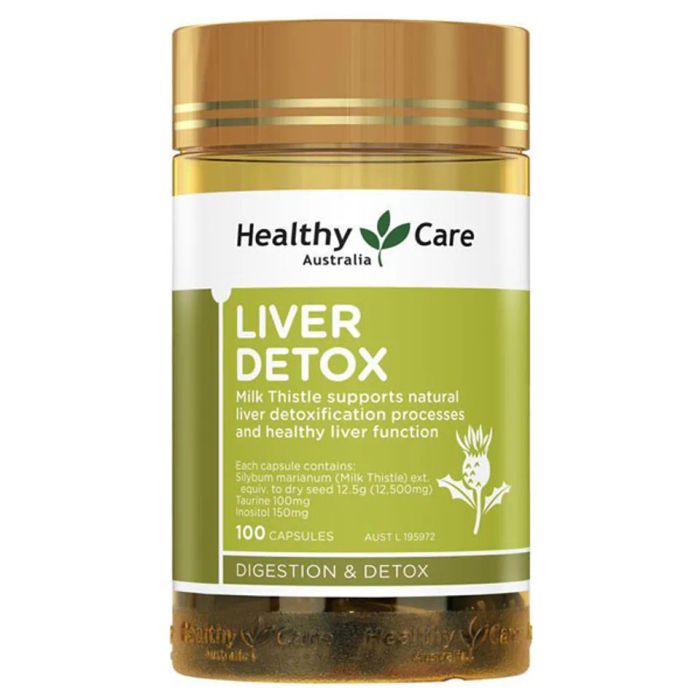 Viên uống giải độc gan Healthy Care Liver Detox