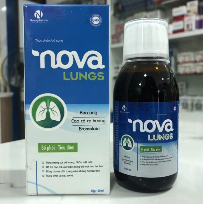 Siro hỗ trợ phổi cho bé Nova Lungs 