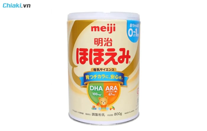 sữa cho trẻ thiếu máu Meiji số 0 