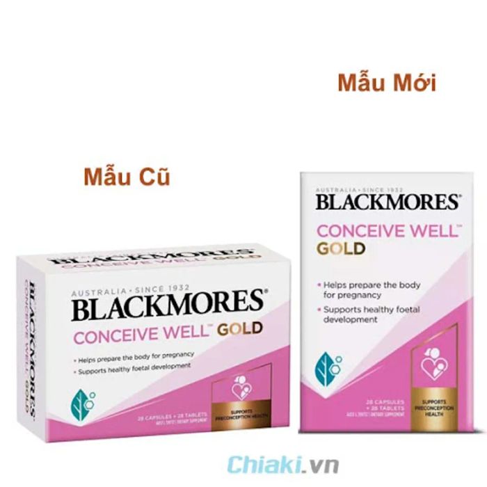 thực phẩm chức năng Blackmores Conceive Well Gold từ Úc