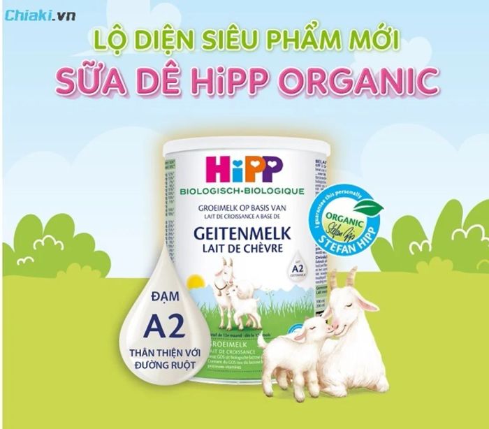 Sữa dê Hipp Organic hỗ trợ bảo vệ đường ruột và tăng cường hệ miễn dịch