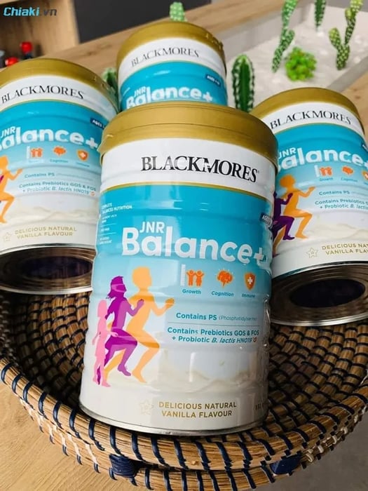 Sữa Blackmores JNR Balance+ cho bé 4 tuổi bổ sung năng lượng thiếu hụt