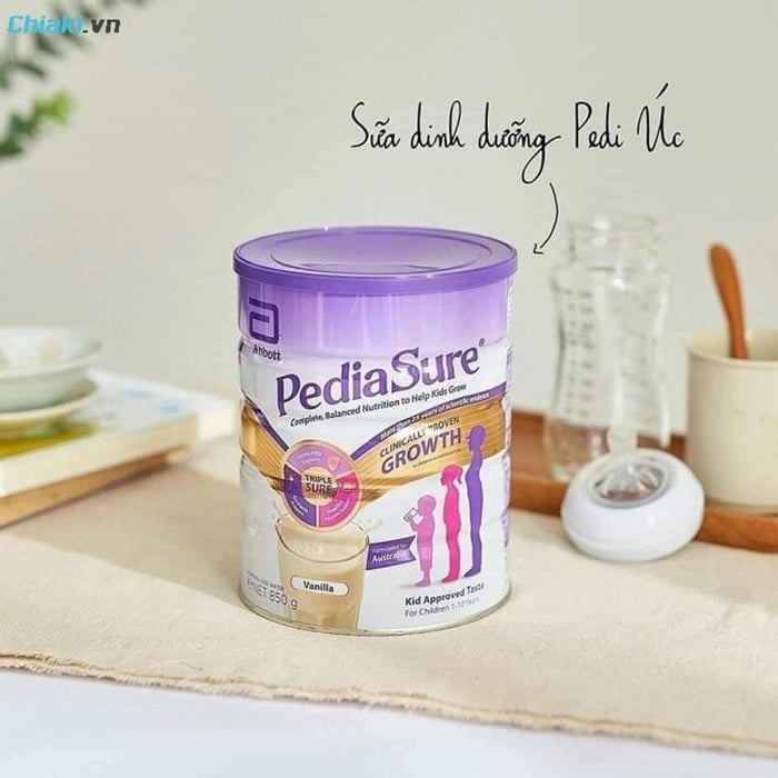 Sữa tăng chiều cao và cân nặng PediaSure Úc cao năng lượng