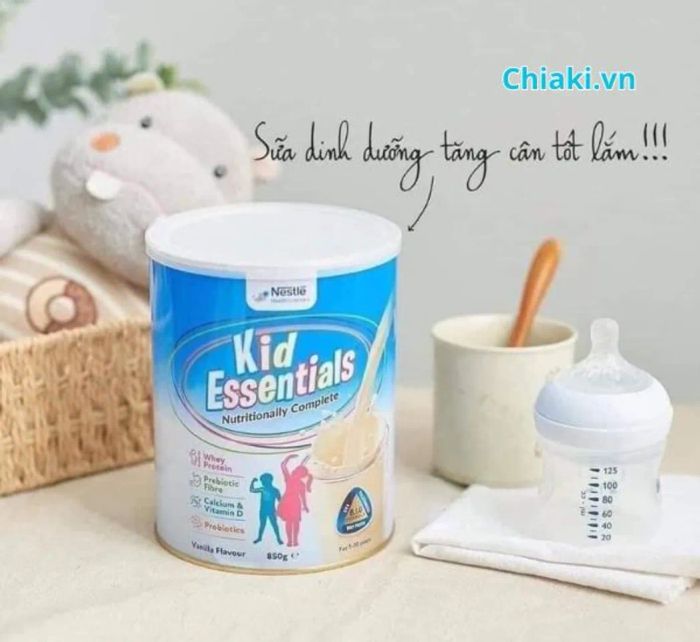 Sữa giúp tăng chiều cao cho trẻ từ 2 tuổi đến 10 tuổi Kid Essentials Nestle Úc