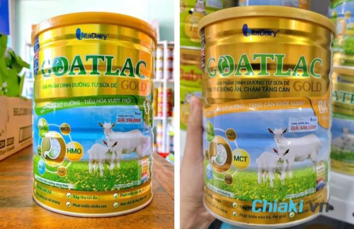 Sữa phát triển trí não cho bé 0-10 tuổi Goatlac Gold 