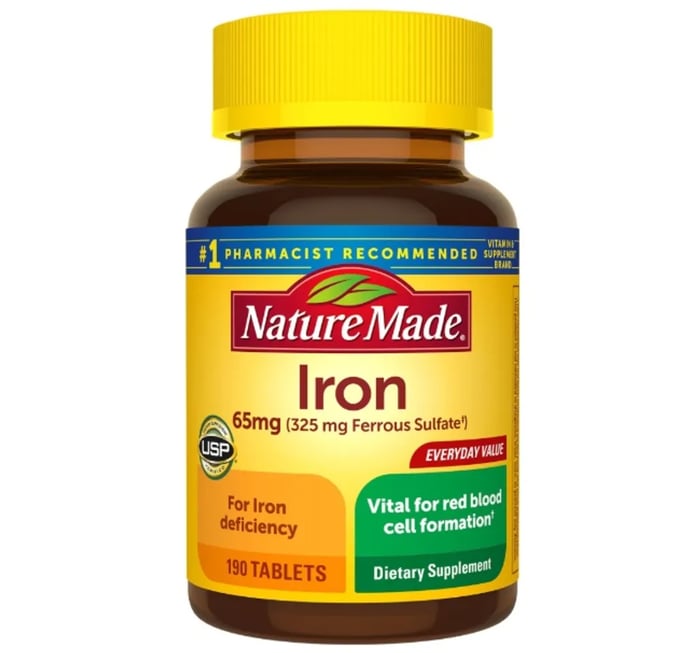 Viên bổ máu Nature Made Iron