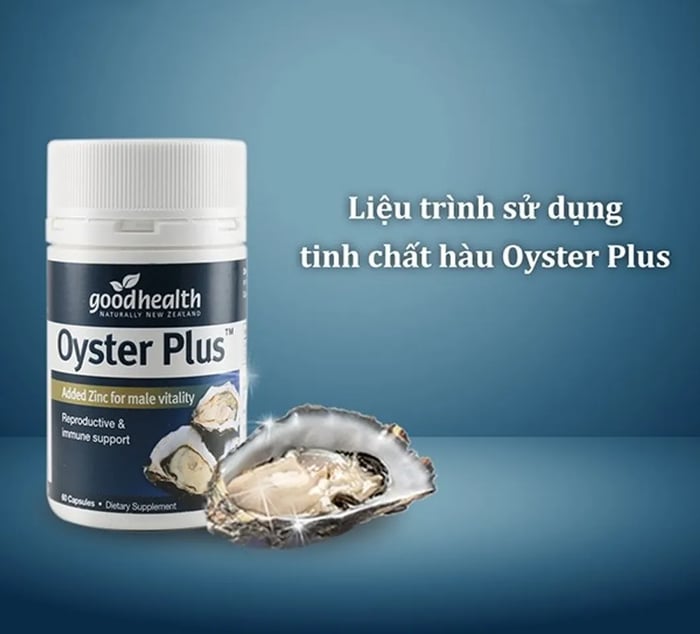 Tinh chất hàu Oyster Plus Goodhealth giúp bổ sung kẽm cao