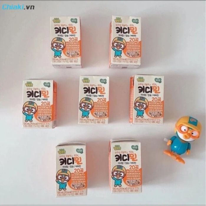 Sữa hạt Pororo cho bé thơm ngon và dễ uống