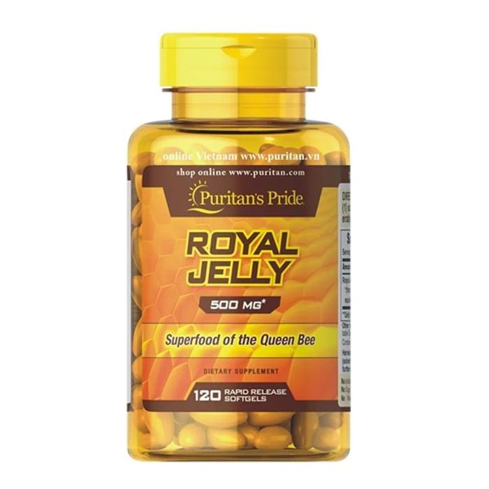 Sữa ong hoàng đế Royal Jelly 500mg từ Puritan's Pride