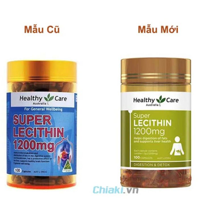 sản phẩm thực phẩm chức năng Úc Healthy Care Super Lecithin 