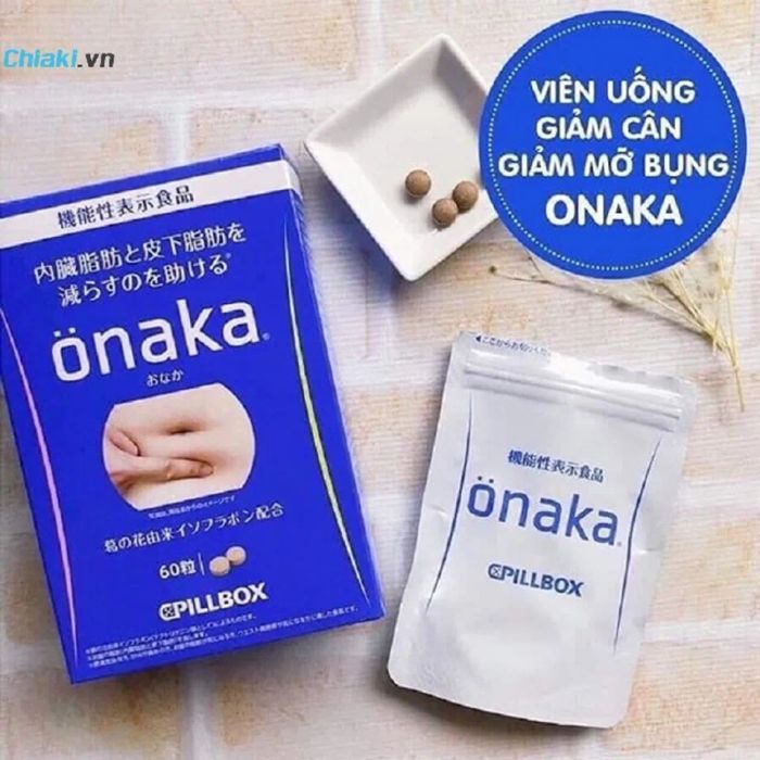 Hộp thuốc giảm mỡ bụng Onaka