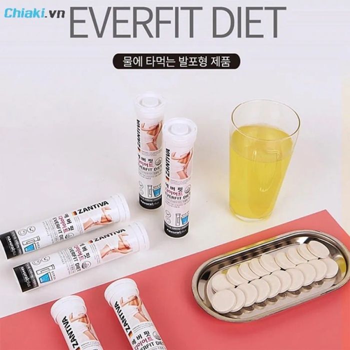 Viên sủi giảm cân Zantiva Everfit Diet