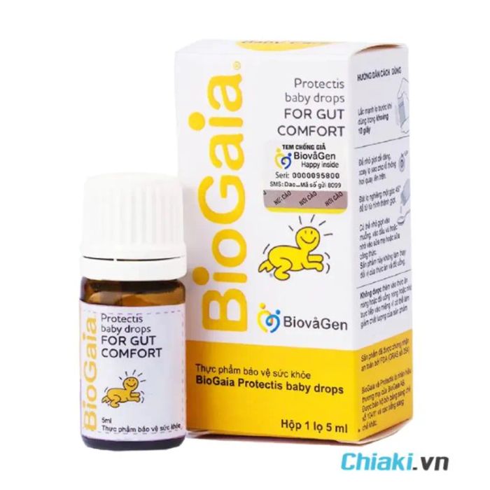 Được sử dụng để điều trị táo bón cho trẻ sơ sinh BioGaia Protectis Baby