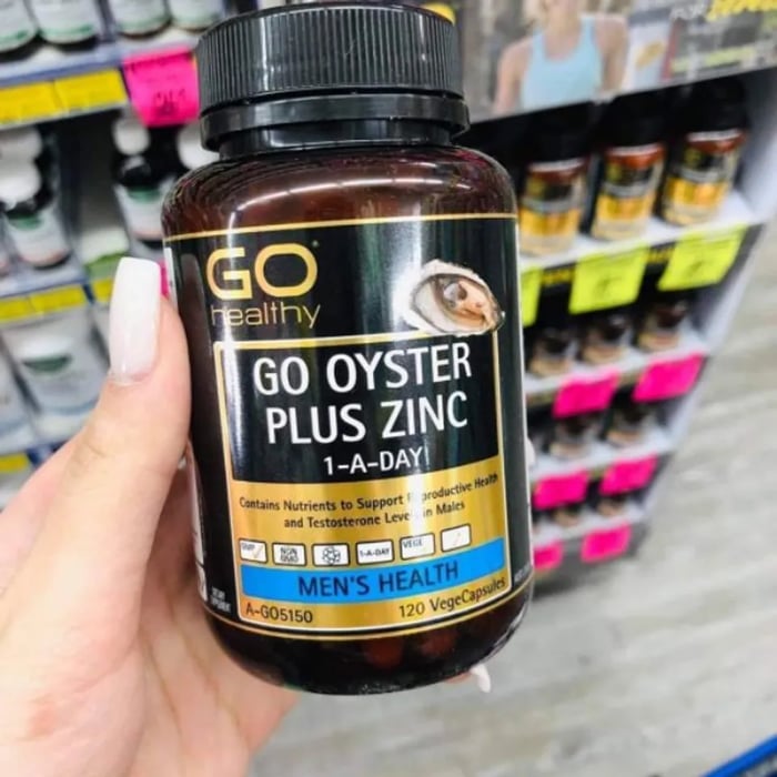 Tinh Chất Hàu Go Healthy Go Oyster Plus Zinc Úc