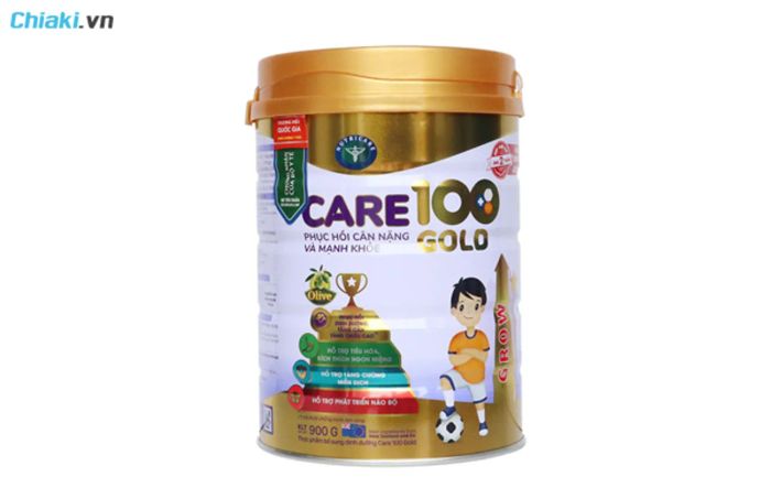 sữa bổ sung sắt cho trẻ 3 tuổi Care 100 Gold