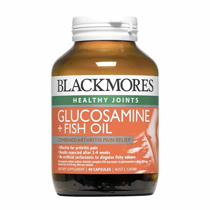 Viên uống giảm đau khớp Blackmores Glucosamine & Fish Oil 