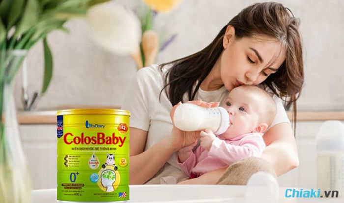 Những điều cần lưu ý khi pha sữa Colosbaby số 0