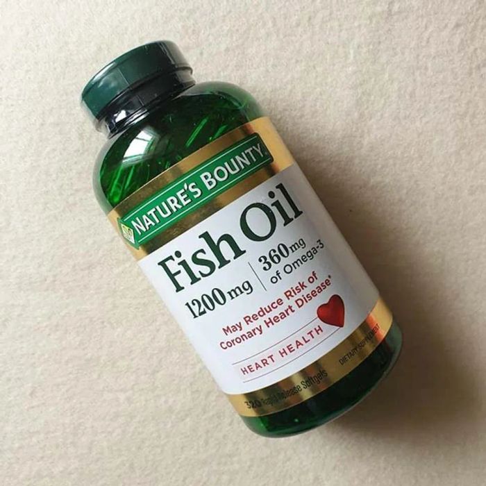 Viên uống dầu cá Nature's Bounty Fish Oil 1200mg