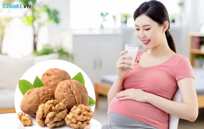 Sữa óc chó tốt cho bà bầu với nhiều vitamin và dưỡng chất quan trọng