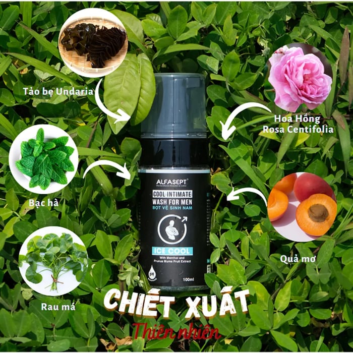 Dung Dịch Vệ Sinh Nam Alfasept Intimate Wash For Men