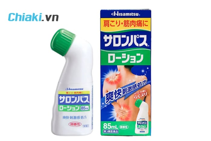 Dầu xoa bóp Salonpas Hisamitsu - Nhật Bản