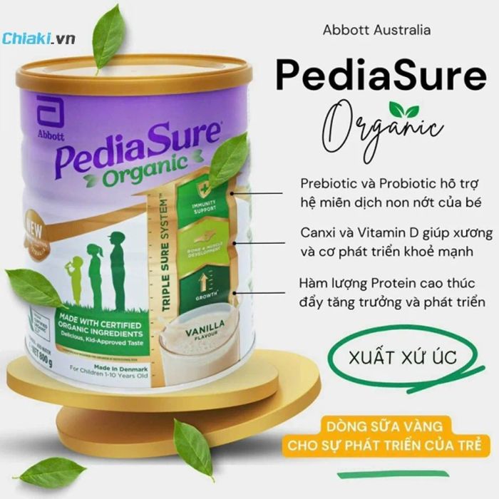 Sữa Pediasure Organic Úc 