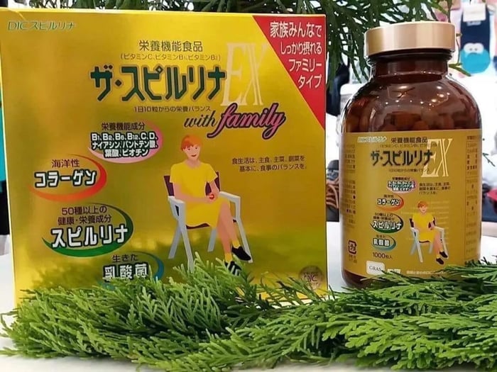 Tảo vàng Spirulina EX Nhật Bản