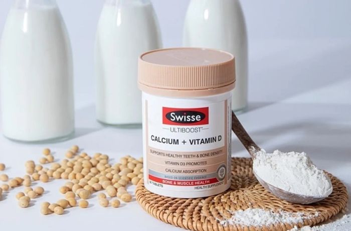 Canxi Swisse Calcium + Vitamin D của Úc