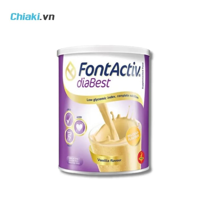 Sữa dinh dưỡng cho bà bầu bị tiểu đường thai kỳ Fontactiv Diabest