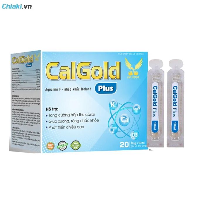 Canxi cho bé Calgold Plus phù hợp sử dụng cho trẻ dưới 1 tuổi