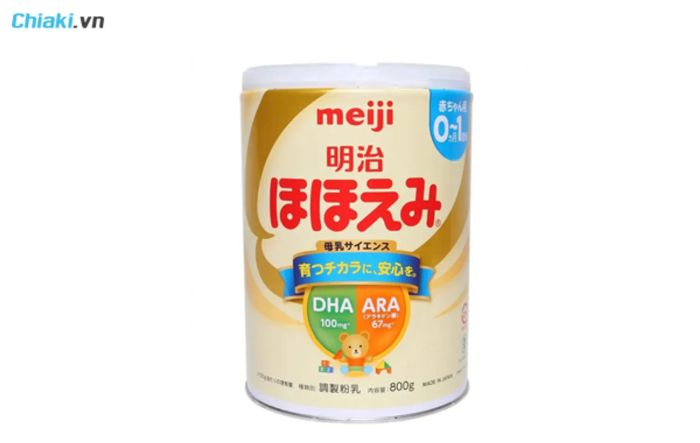 Sữa dành cho trẻ sơ sinh Meiji số không