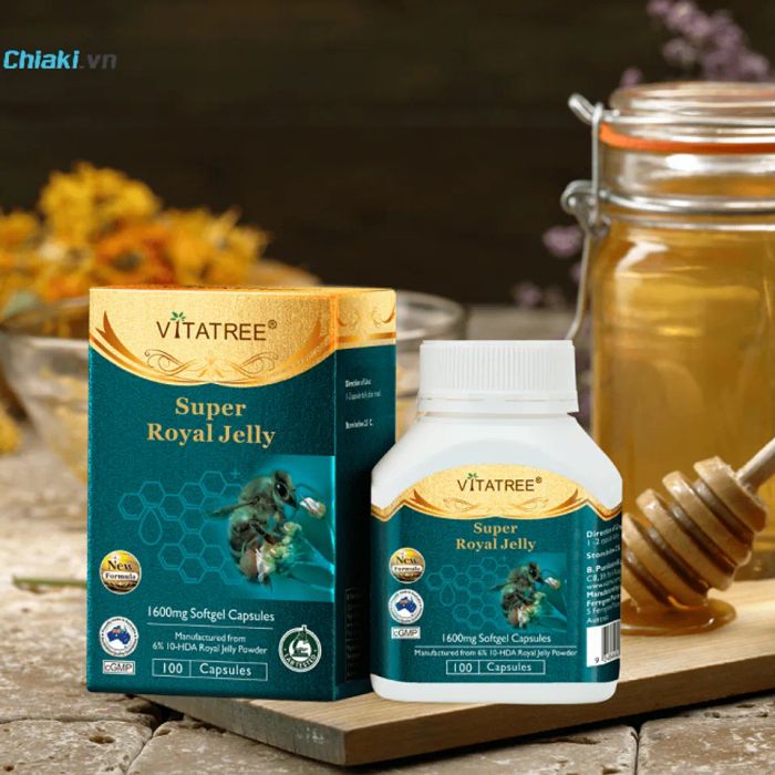 Sữa ong chúa Vitatree Super Royal Jelly 1600mg