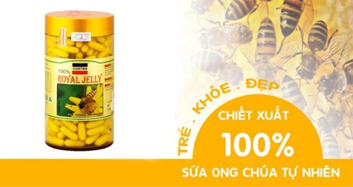 Sữa ong chúa Costar Royal Jelly 1450mg Úc