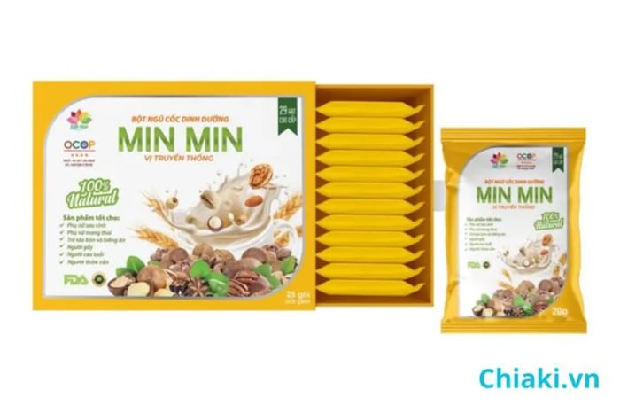 Sữa hạt hữu cơ cho bé Min Min 29 hạt