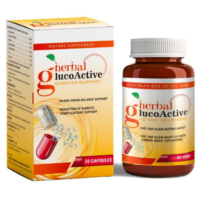 Viên uống Herbal GlucoActive