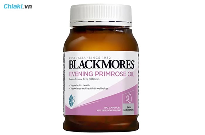 Viên uống tinh dầu hoa anh thảo Blackmores Evening Primrose Oil Úc