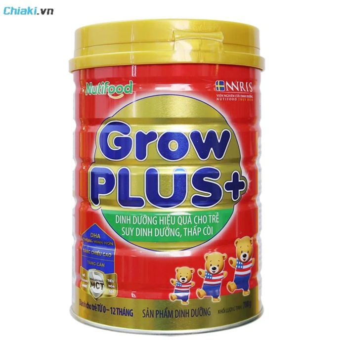 Sữa Việt Nam tốt cho trẻ 6-12 tháng Grow Plus đỏ có năng lượng cao