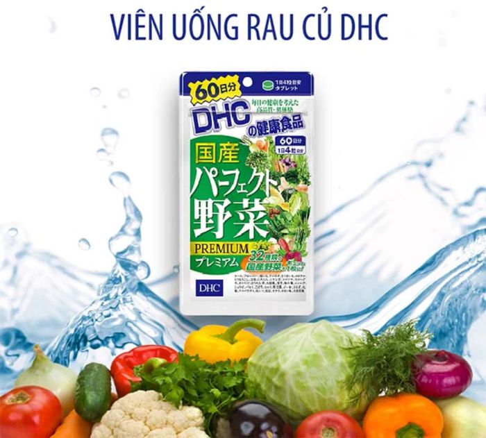 Viên uống rau củ DHC đang là sản phẩm được ưa chuộng.