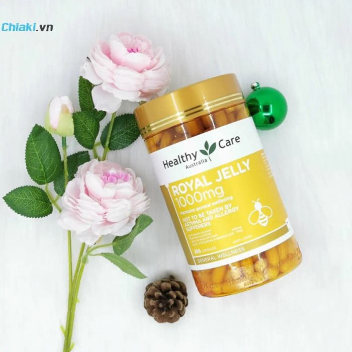 Sữa ong chúa Royal Jelly 1000mg Healthy Care của Úc