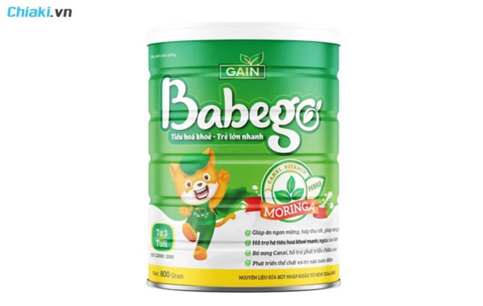 sữa tăng cân cho bé 3 tuổi Babego