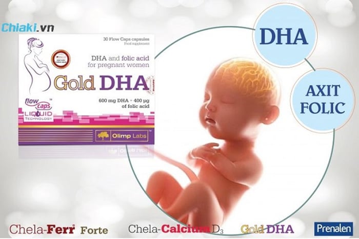 Viên Uống Gold DHA hỗ trợ sức khỏe cho bà bầu