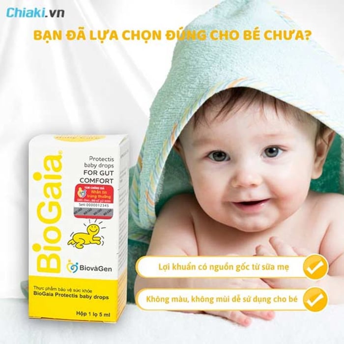 Biogaia có thành phần an toàn