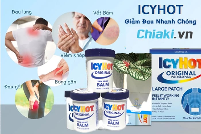 Dầu Xoa Bóp Icy Hot Balm Chính Thương Hiệu Hoa Kỳ